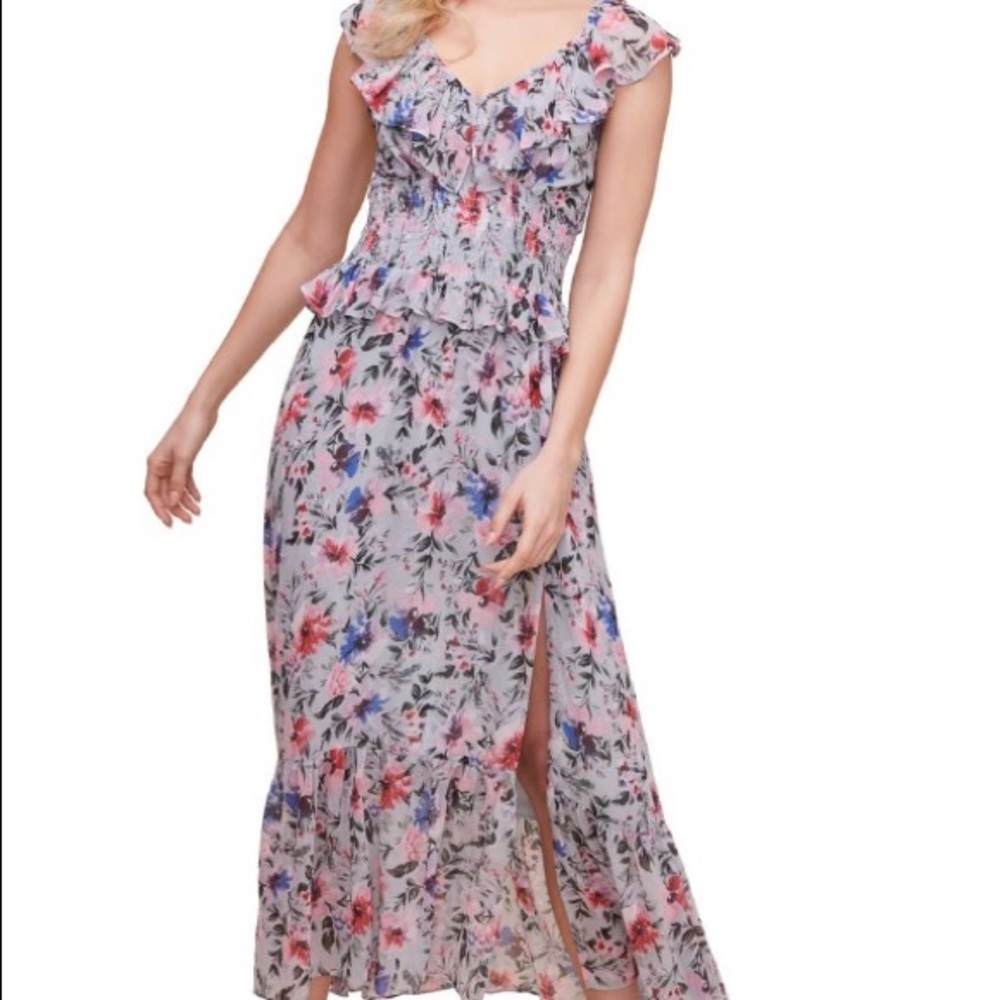 ASTR the Label Double Flutter Midi Dress